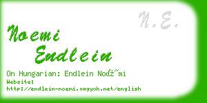 noemi endlein business card